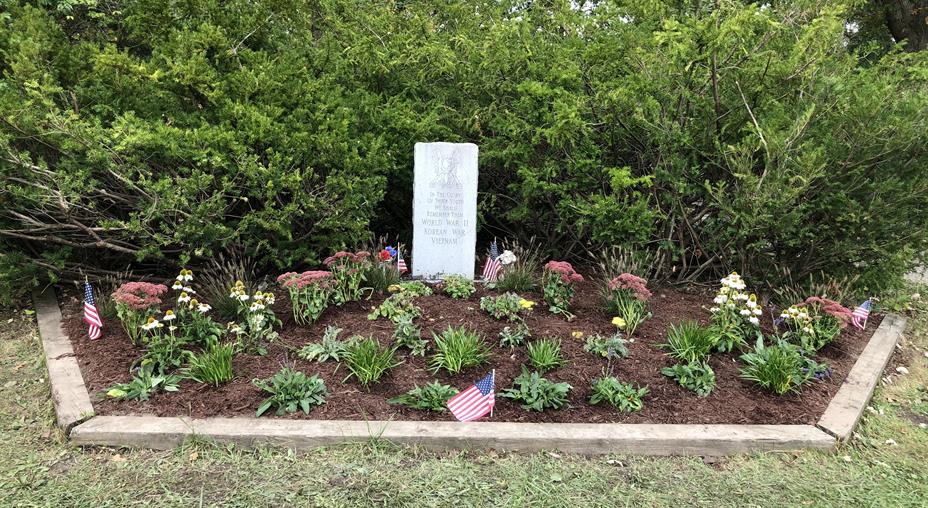 Scheffler Park Veterans Memorial Garden Replanting